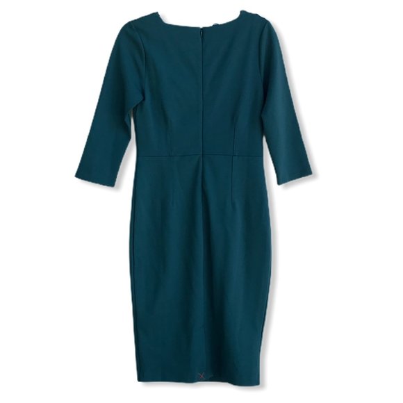 Boden Rebecca Ponte Dress in Green Sz 6R - Picture 3 of 3